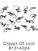 Lizard Clipart #1314024 by Vector Tradition SM