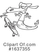 Lizard Clipart #1637355 by toonaday