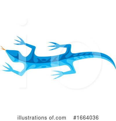 Royalty-Free (RF) Lizard Clipart Illustration by Any Vector - Stock Sample #1664036