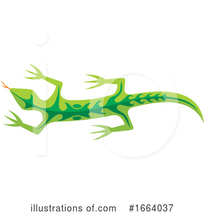 Royalty-Free (RF) Lizard Clipart Illustration by Any Vector - Stock Sample #1664037