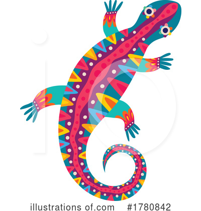 Lizards Clipart #1780842 by Vector Tradition SM