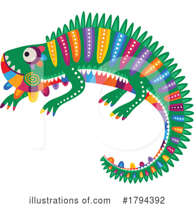 Reptile Clipart #1794392 by Vector Tradition SM