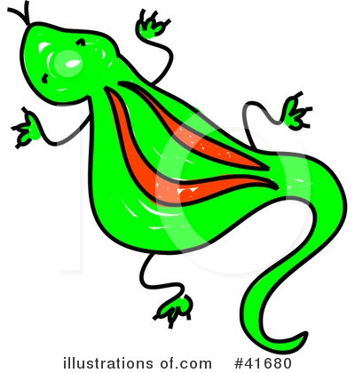 Royalty-Free (RF) Lizard Clipart Illustration by Prawny - Stock Sample #41680