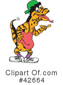 Lizard Clipart #42664 by Dennis Holmes Designs
