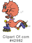 Lizard Clipart #42982 by Dennis Holmes Designs