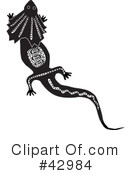 Lizard Clipart #42984 by Dennis Holmes Designs