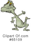 Lizard Clipart #65109 by Dennis Holmes Designs