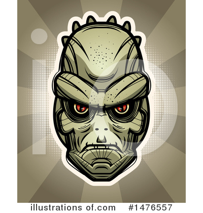 Royalty-Free (RF) Lizard Man Clipart Illustration by Cory Thoman - Stock Sample #1476557