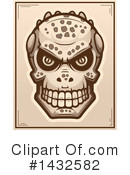 Lizardman Skull Clipart #1432582 by Cory Thoman