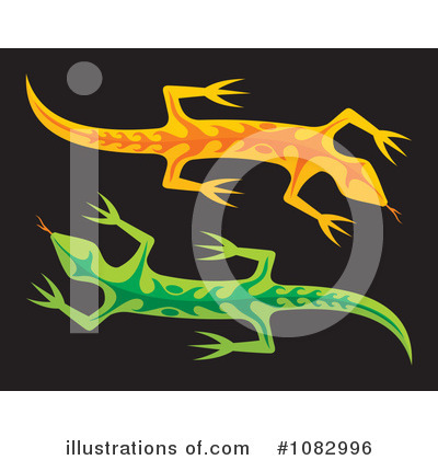 Lizards Clipart #1082996 by Any Vector