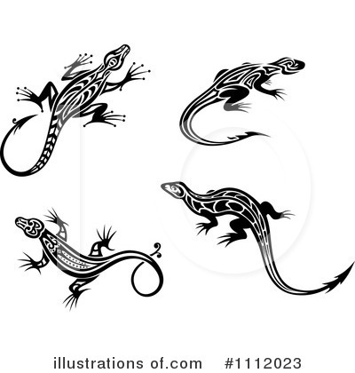 Royalty-Free (RF) Lizards Clipart Illustration by Vector Tradition SM - Stock Sample #1112023