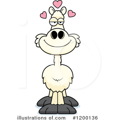 Royalty-Free (RF) Llama Clipart Illustration by Cory Thoman - Stock Sample #1200136