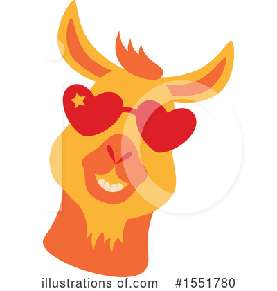 Royalty-Free (RF) Llama Clipart Illustration by Cherie Reve - Stock Sample #1551780
