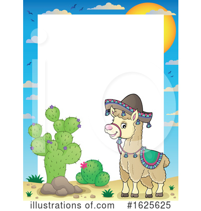 Royalty-Free (RF) Llama Clipart Illustration by visekart - Stock Sample #1625625