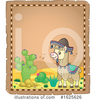 Royalty-Free (RF) Llama Clipart Illustration by visekart - Stock Sample #1625626