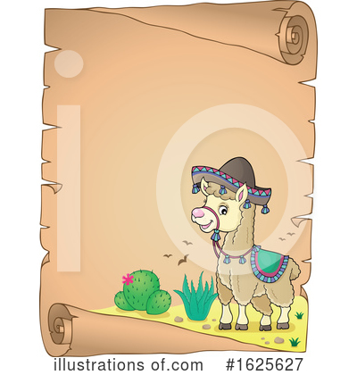 Royalty-Free (RF) Llama Clipart Illustration by visekart - Stock Sample #1625627