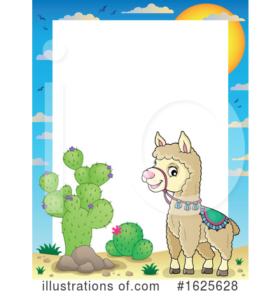 Royalty-Free (RF) Llama Clipart Illustration by visekart - Stock Sample #1625628