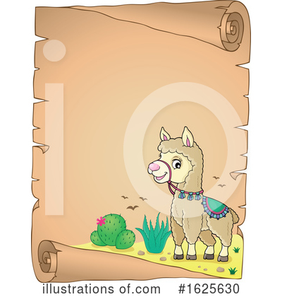 Royalty-Free (RF) Llama Clipart Illustration by visekart - Stock Sample #1625630
