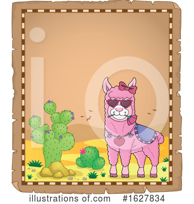 Royalty-Free (RF) Llama Clipart Illustration by visekart - Stock Sample #1627834