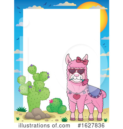 Royalty-Free (RF) Llama Clipart Illustration by visekart - Stock Sample #1627836