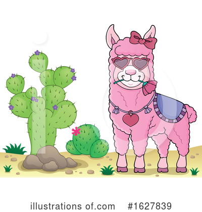 Royalty-Free (RF) Llama Clipart Illustration by visekart - Stock Sample #1627839