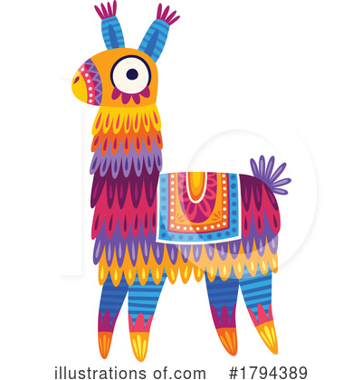 Royalty-Free (RF) Llama Clipart Illustration by Vector Tradition SM - Stock Sample #1794389