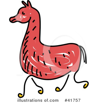 Royalty-Free (RF) Llama Clipart Illustration by Prawny - Stock Sample #41757