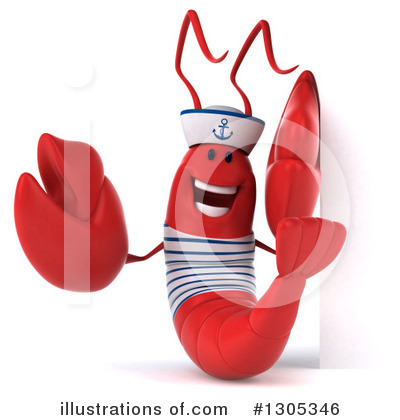 Lobster Clipart #1305346 by Julos