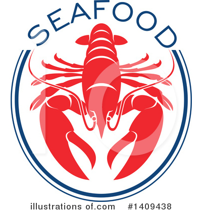 Royalty-Free (RF) Lobster Clipart Illustration by Vector Tradition SM - Stock Sample #1409438