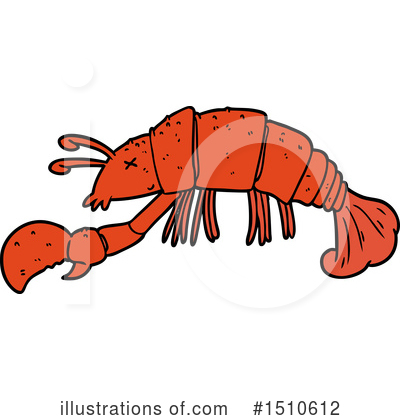 Royalty-Free (RF) Lobster Clipart Illustration by lineartestpilot - Stock Sample #1510612