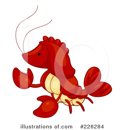 Royalty-Free (RF) Lobster Clipart Illustration by BNP Design Studio - Stock Sample #226284