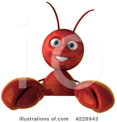 Royalty-Free (RF) Lobster Clipart Illustration by Julos - Stock Sample #226943