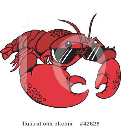 Lobster Clipart #42626 by Dennis Holmes Designs