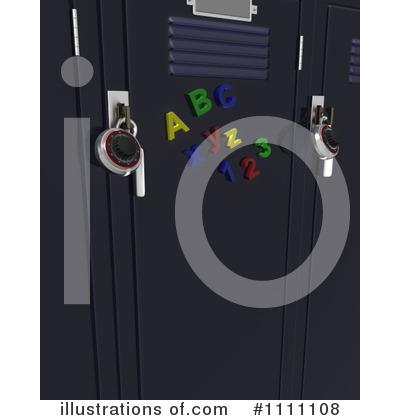Royalty-Free (RF) Lockers Clipart Illustration by KJ Pargeter - Stock Sample #1111108
