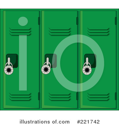 Royalty-Free (RF) Lockers Clipart Illustration by Pams Clipart - Stock Sample #221742