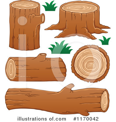 Royalty-Free (RF) Log Clipart Illustration by visekart - Stock Sample #1170042