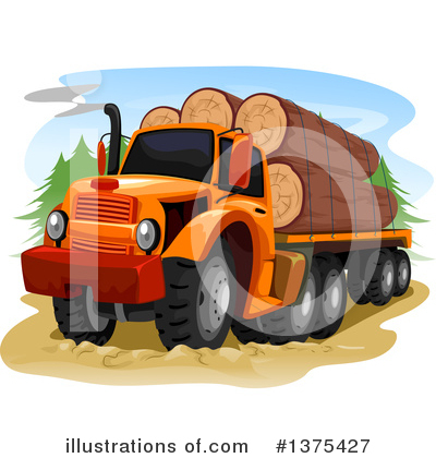 Logs Clipart #1375427 by BNP Design Studio