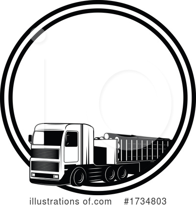 Truck Clipart #1734803 by Vector Tradition SM