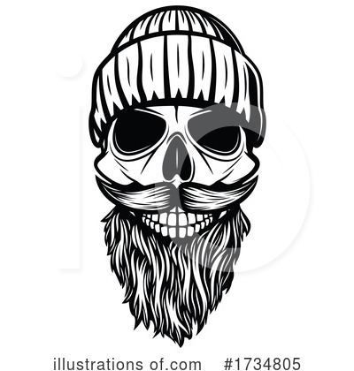 Beard Clipart #1734805 by Vector Tradition SM
