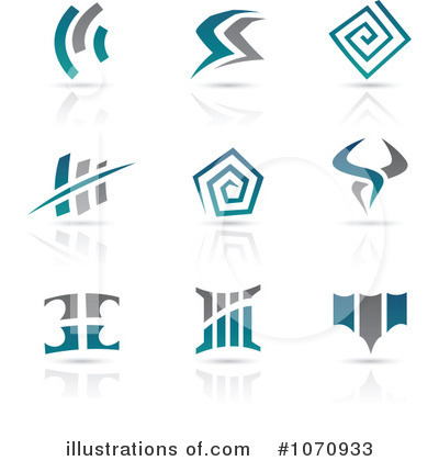 Royalty-Free (RF) Logos Clipart Illustration by cidepix - Stock Sample #1070933