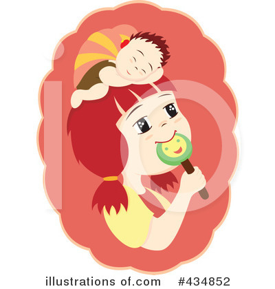 Royalty-Free (RF) Lolipop Clipart Illustration by Cherie Reve - Stock Sample #434852
