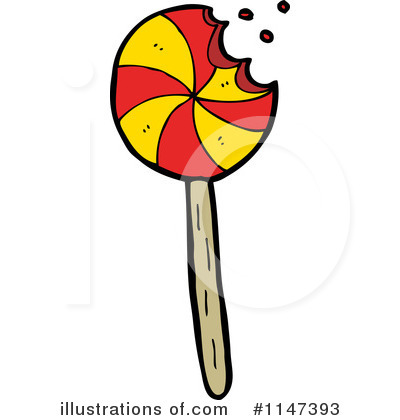 Royalty-Free (RF) Lollipop Clipart Illustration by lineartestpilot - Stock Sample #1147393