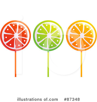 Royalty-Free (RF) Lollipop Clipart Illustration by elaineitalia - Stock Sample #87348