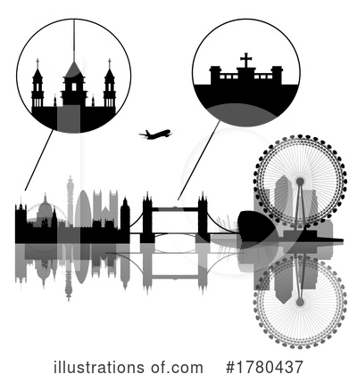London Skyline Clipart #1780437 by cidepix