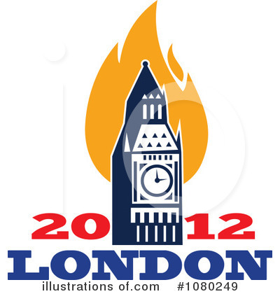 Royalty-Free (RF) London Olympics Clipart Illustration by patrimonio - Stock Sample #1080249