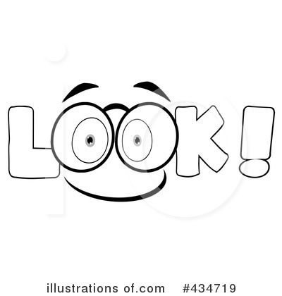 Look Clipart #434719 by Hit Toon