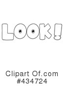 Look Clipart #434724 by Hit Toon