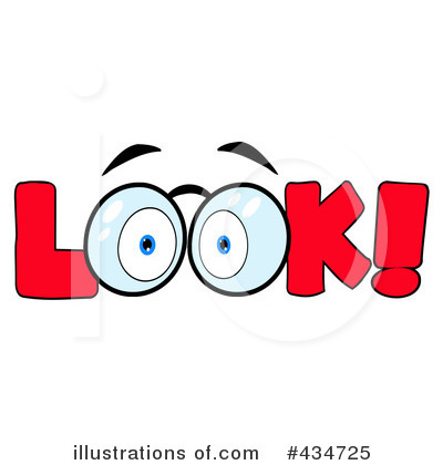 Royalty-Free (RF) Look Clipart Illustration by Hit Toon - Stock Sample #434725