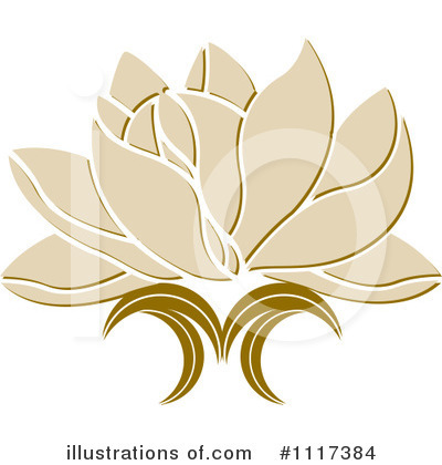 Lotus Flower Clipart #1117384 by Lal Perera