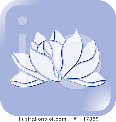 Royalty-Free (RF) Lotus Clipart Illustration by Lal Perera - Stock Sample #1117389